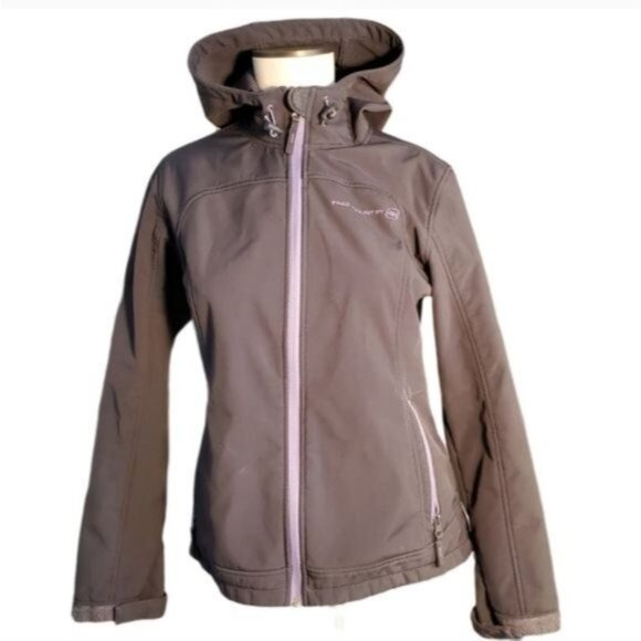 Free Country Jacket Coat Full Zip Up Hooded Hoodie Women's WOMAN'S Petite SMALL - Picture 12 of 12